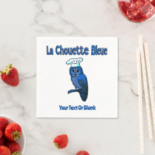 Servilleta De Papel La Chouette Bleue Cafe