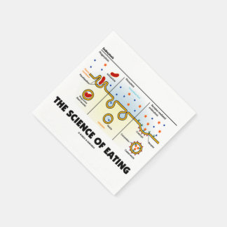 Servilleta De Papel La Ciencia De La Comida (Humor De Endocytosis Biol