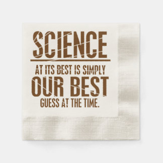 Servilleta De Papel La ciencia en su mejor momento