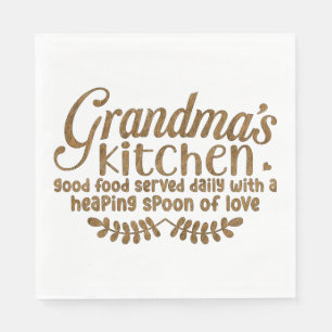 Servilleta De Papel La cocina de la abuela