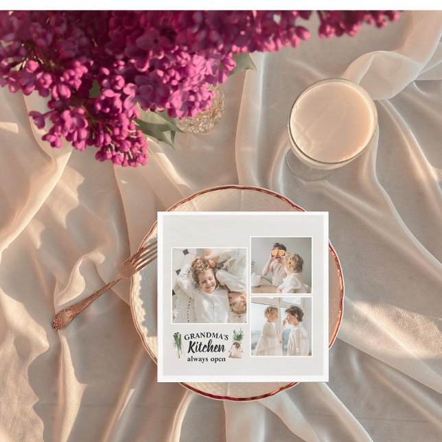 Servilleta De Papel La cocina de las Abuelas y las Fotografías Collage (Subido por el creador)
