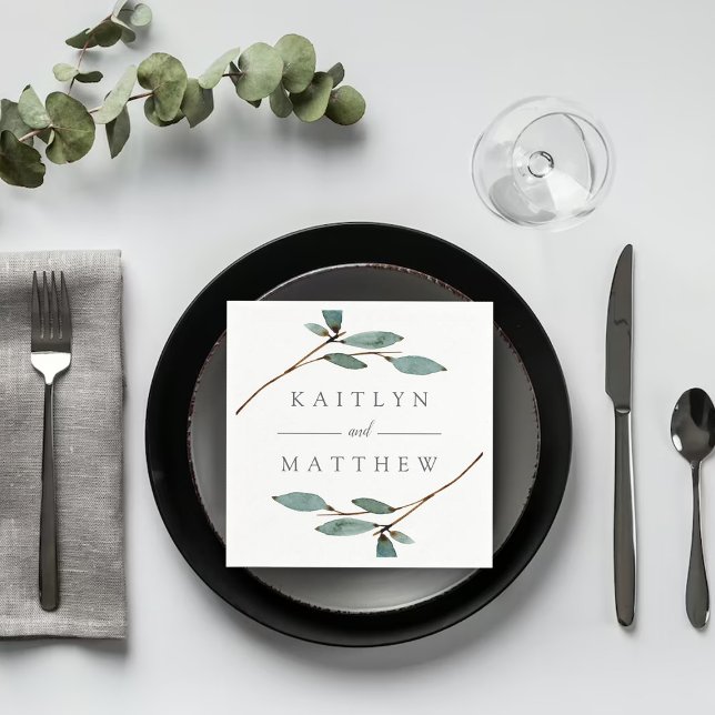 Servilleta De Papel La colección de Bodas de los Bliss botánicos (Subido por el creador)