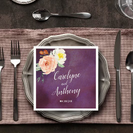 Servilleta De Papel La colección de Bodas Romance In Bloom