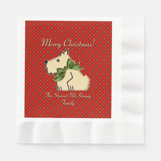 Servilleta De Papel La confusa Wuzzy Scottish Guard (Personalizado) (Anverso)