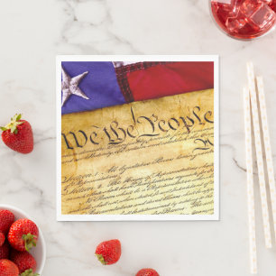 Servilleta De Papel La Constitución de los Estados Unidos
