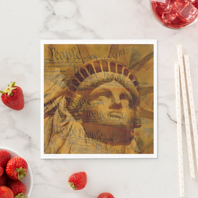 Servilleta De Papel La Constitución de los Estados Unidos (In situ)