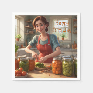 Servilleta De Papel La cosecha de latas