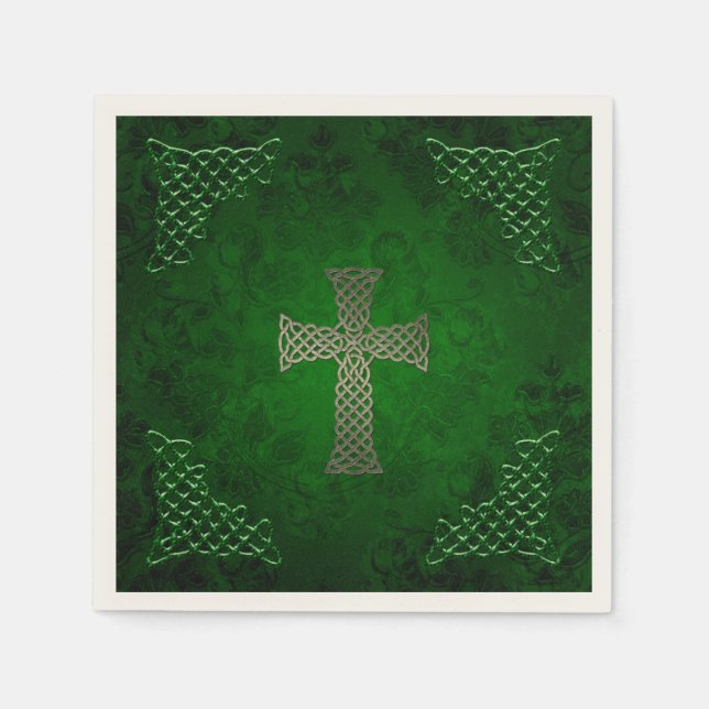 Servilleta De Papel La cruz celta (Anverso)