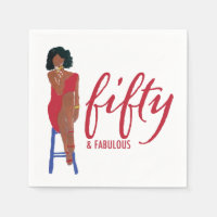 La diva 50 de la vestimenta roja afroamericana y f