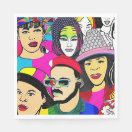 Servilleta De Papel La diversidad es divertida