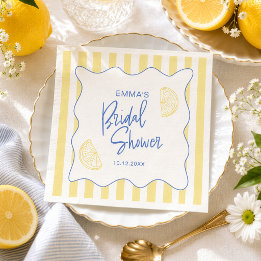 Servilleta De Papel La Dolce Vita Desayuno de Novia de Limón