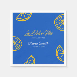 Servilleta De Papel La Dolce Vita Desayuno de novia minimalista italia