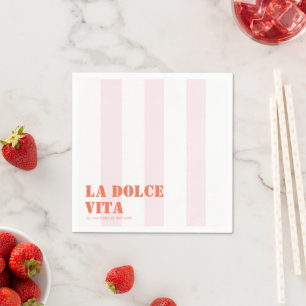 Servilleta De Papel La dolce vita despedida de soltera