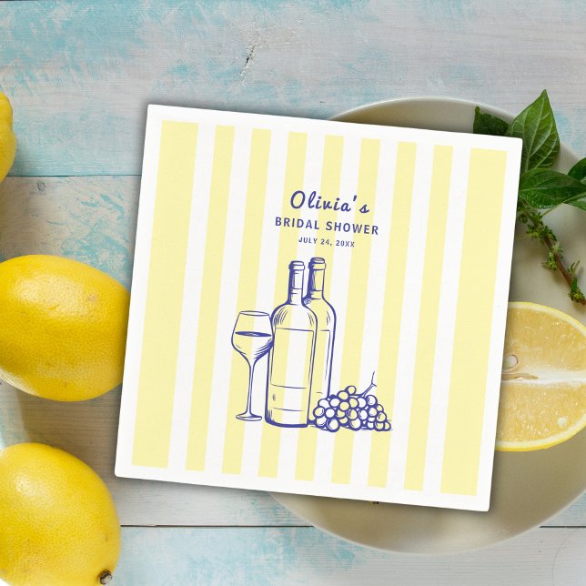 Servilleta De Papel La Dolce Vita Italiana Lemon Wine Bridal (Subido por el creador)
