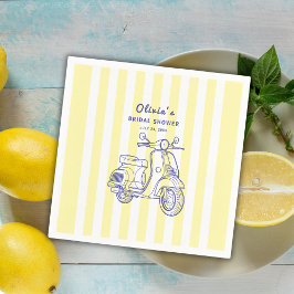 Servilleta De Papel La Dolce Vita Lemon Italiana Amarilla Ducha de Nov