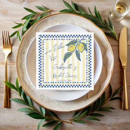 Servilleta De Papel La Dolce Vita Mano traza rayas duchas de novia