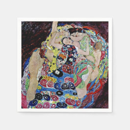 Servilleta De Papel La doncella de Gustav Klimt, art nouveau, art deco