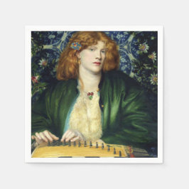 Servilleta De Papel La ducha azul (de Dante Gabriel Rossetti)