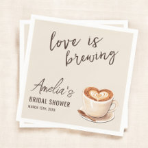 La ducha de novia de Boho Love está preparando caf