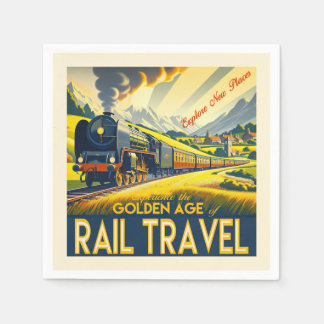 Servilleta De Papel La Edad de Oro - Bordeada