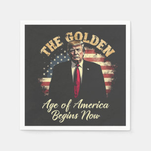 Servilleta De Papel La Edad de Oro de los Estados Unidos comienza ahor