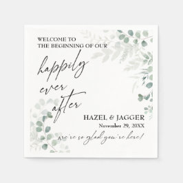 Servilleta De Papel La elegancia de la vegetación es muy agradable par