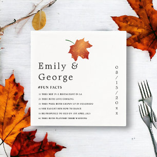 Servilleta De Papel La elegante caída de Borgoña deja al Boda floral d