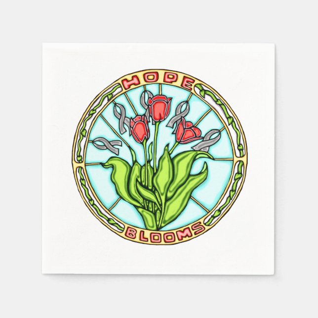 Servilleta De Papel La esperanza florece (Anverso)