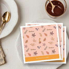 Servilleta De Papel La familia personalizada de las vibraciones de los