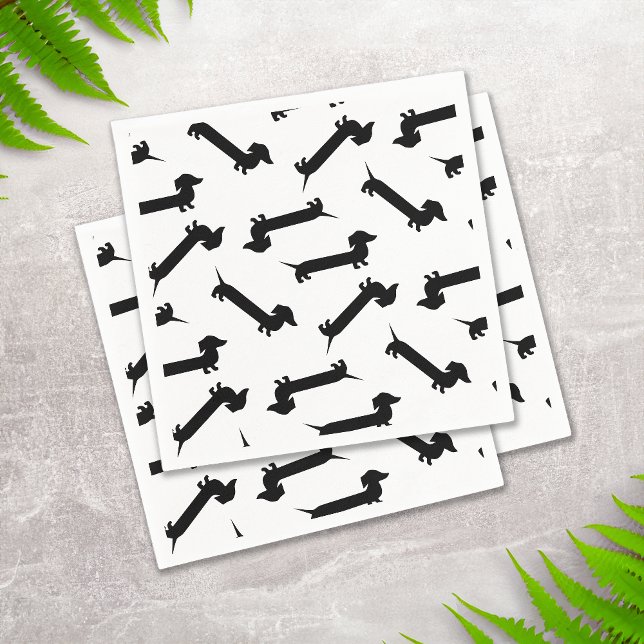 Servilleta De Papel La fiesta de cumpleaños de Dachshund Lover (Subido por el creador)