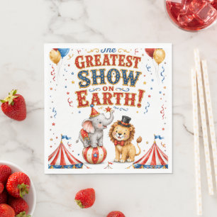 Servilleta De Papel La fiesta de cumpleaños de The Greatest Show On Ea