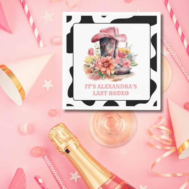 Servilleta De Papel La fiesta de la Bachelorette del Oeste del Rodeo d (Subido por el creador)