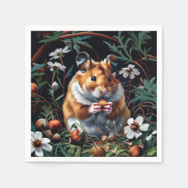 Servilleta De Papel La fiesta de otoño de Hamster