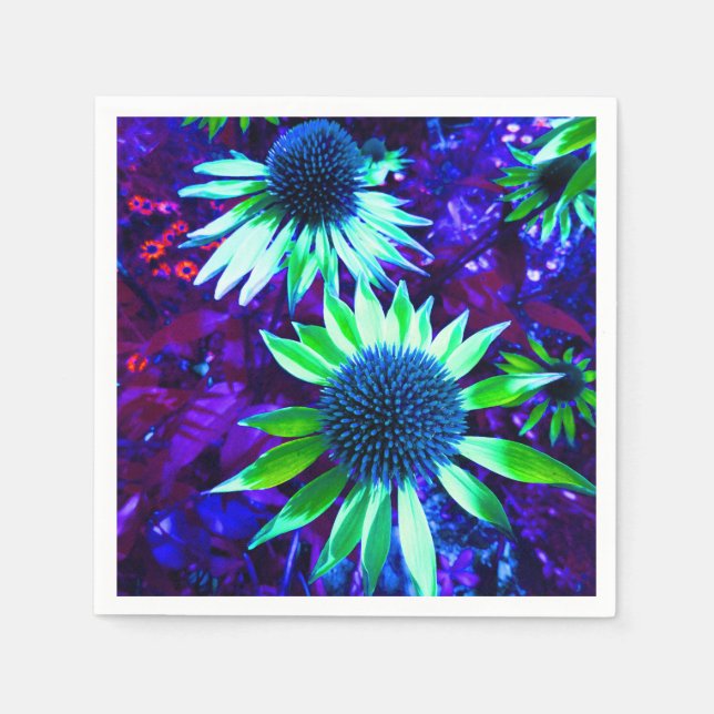 Servilleta De Papel La floración de Echinacea oriental (Anverso)