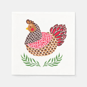 Servilleta De Papel La gallina de Brown