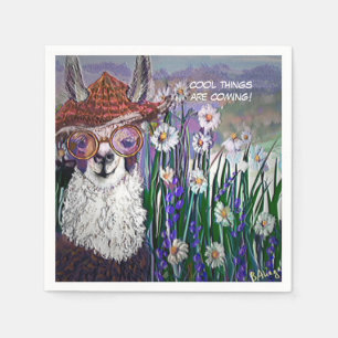 Servilleta De Papel La graciosa mamá llama mantiene tu Guay 