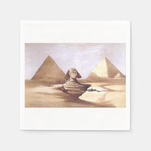 Servilleta De Papel La Gran Esfinge, Pirámides de Giza