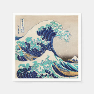 Servilleta De Papel La gran ola frente a Kanagawa
