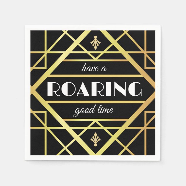 Servilleta De Papel La Gran "Pasa un buen rato ruidoso" (Anverso)