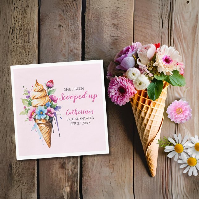Servilleta De Papel La han sacado de la ducha de novia con helado (Subido por el creador)