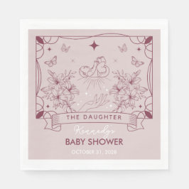 Servilleta De Papel La hija Tarot Baby Shower Napkin