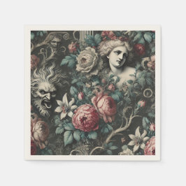Servilleta De Papel La histeria se esconde en las flores - victoriano