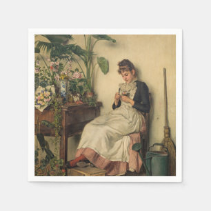Servilleta De Papel La joven florista (de Carl Zewy)
