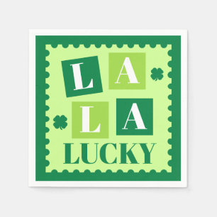 Servilleta De Papel La La Lucky Día de San Patricio