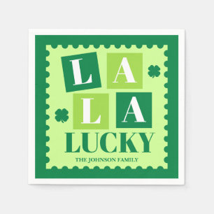 Servilleta De Papel La La Lucky fiesta de San Patricio