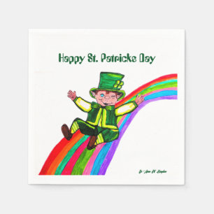 SERVILLETA DE PAPEL LA LLUVIA DE LA LEPRECHAUN