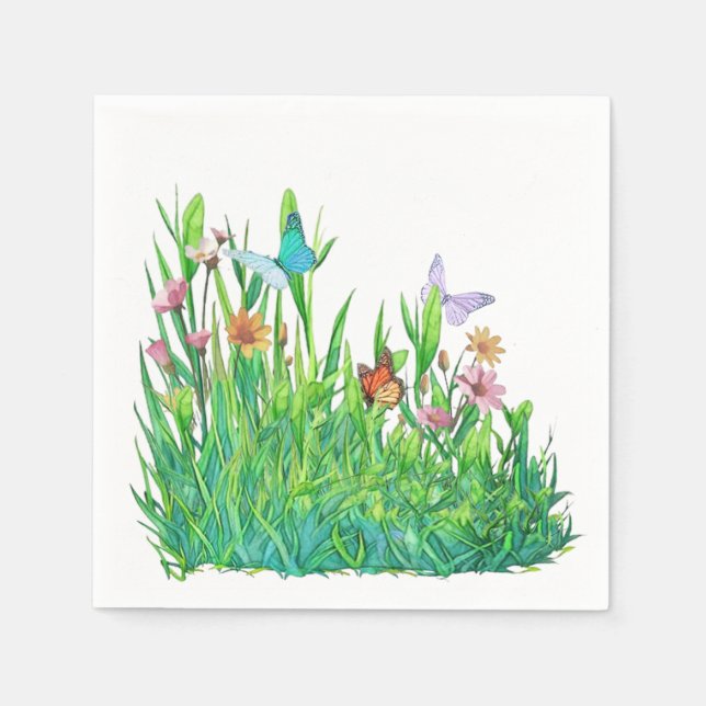 Servilleta De Papel La luz de la pradera (Anverso)