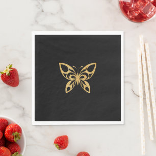 Servilleta De Papel La Mariposa Dorada