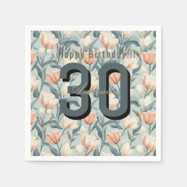Servilleta De Papel La mejor celebración de cumpleaños con tema de Tul
