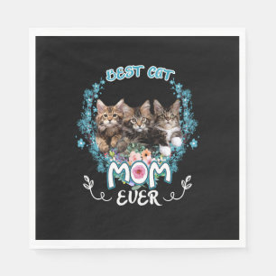 Servilleta De Papel La mejor mamá de gatos de todas